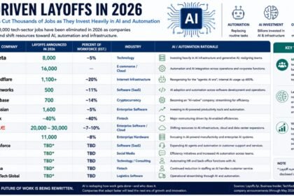 AI layoff split: 92K cut, labs hire