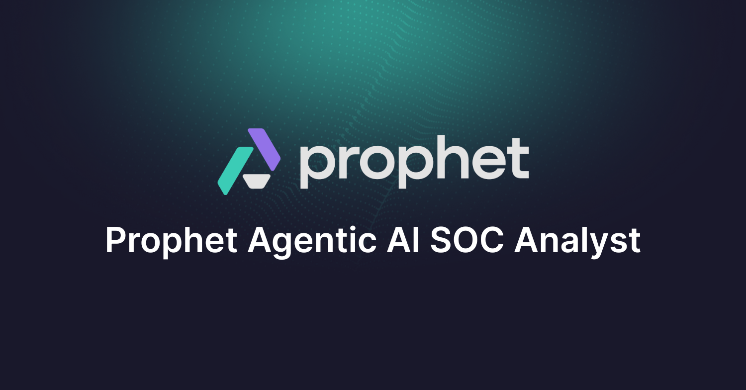 Prophet Security AI SOC analyst