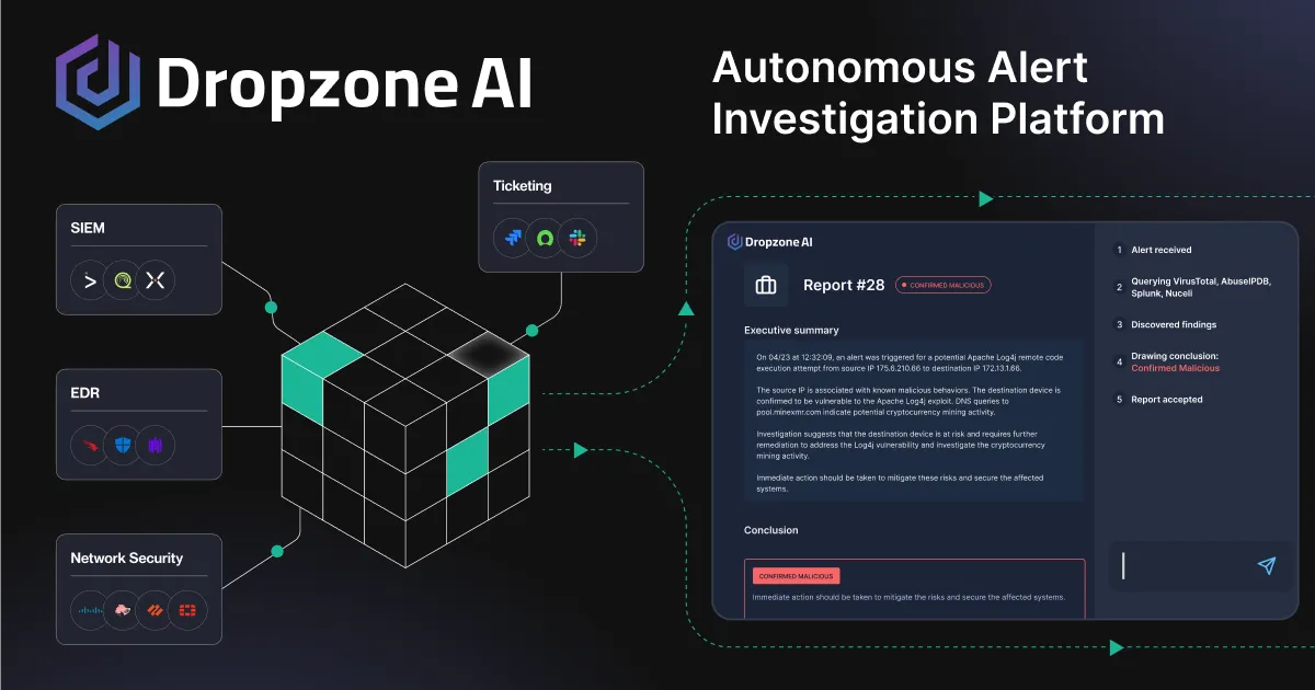 Dropzone AI platform