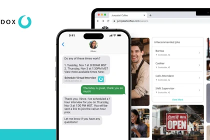Workday AI platform page showing AI features for HR workflows