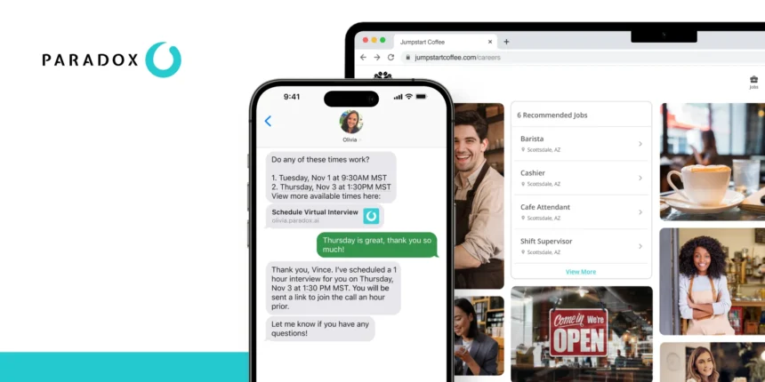 Workday AI platform page showing AI features for HR workflows
