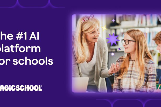 MagicSchool AI homepage shown as part of an education AI tools comparison