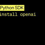 OpenAI timeline — openai-python repository visual
