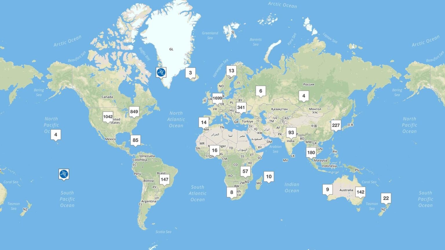 World map with data center server racks symbolizing national sovereign AI compute programs
