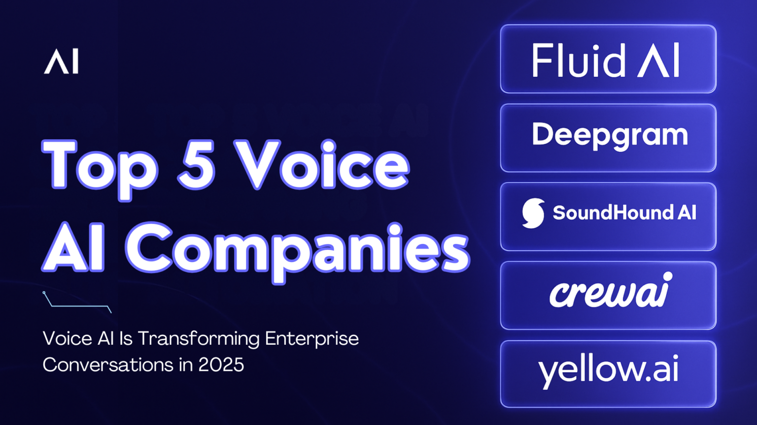 Top 5 AI Voice Models in