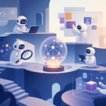 Y Combinator W26 batch — AI agent startups; editorial illustration in YC orange