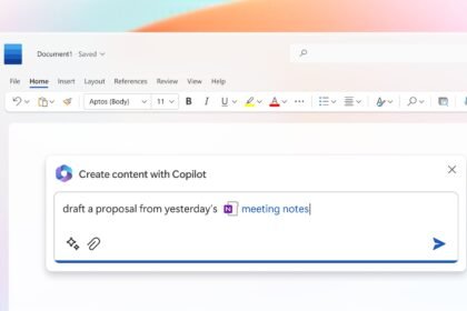 Microsoft 365 Copilot Agent Mode running inside an Excel spreadsheet on a laptop