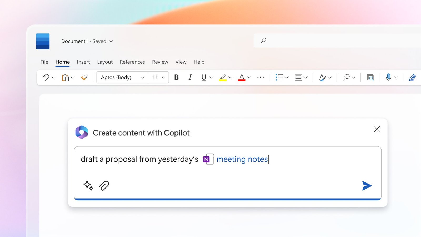 Microsoft 365 Copilot Agent Mode running inside an Excel spreadsheet on a laptop