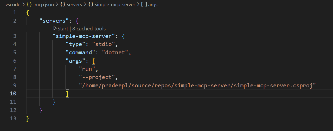 mcp server-card.json example