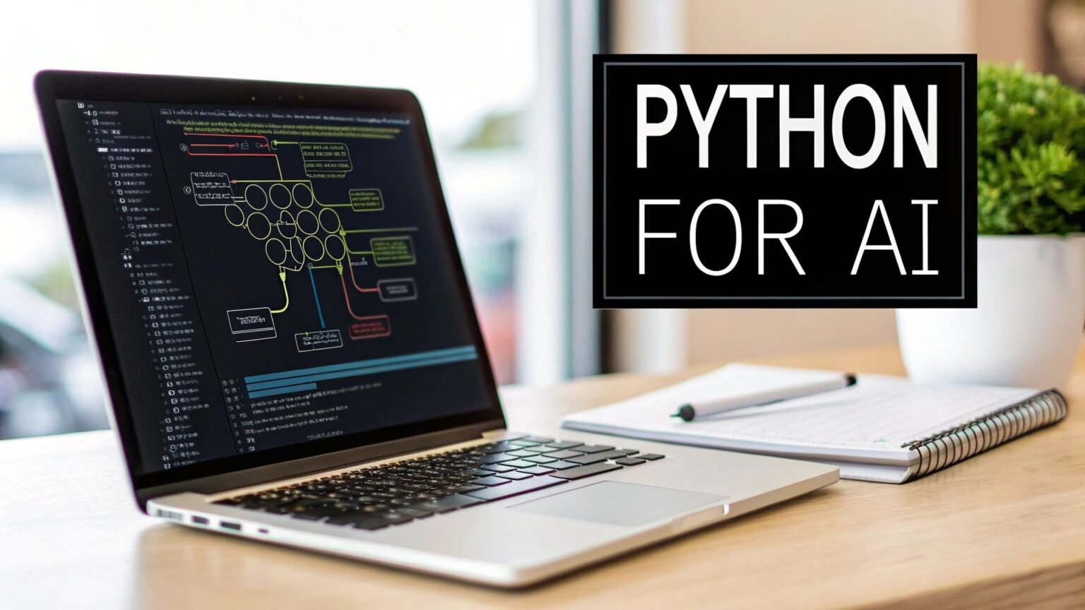 Python developer building an AI agent with the Microsoft Agent Framework SDK in a code editor